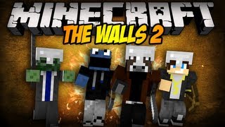 Minecraft MiniGame THE WALLS 2 w MultiGameplayGuy MisterCe Inilux [upl. by Tandi]