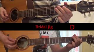 DADGAD guitar with chords Bridal jig [upl. by Airrehs465]