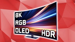 8K HDR Gaming Monitors  OLED amp Mini LED TCL Displays [upl. by Idola859]