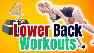 Top 4 Lower Back Workouts At Gym Do It Right [upl. by Oelgnaed]