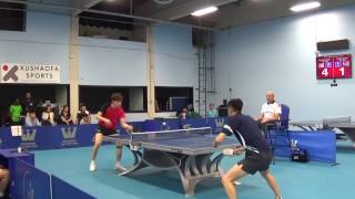 Westchester Table Tennis Center  July 2016 Open Singles Final [upl. by Esile]