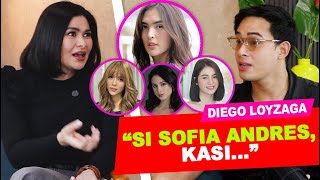 DIEGO LOYZAGA BAKIT NANGHIHINAYANG SA KANYANG EX NA SI SOFIA ANDRES  Aiko Melendez [upl. by Zebapda]