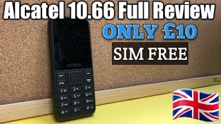 Alcatel 1066 Full Review UK [upl. by Leaj]