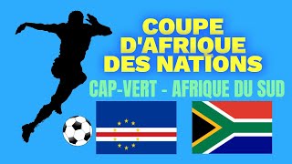 CAP VERT  AFRIQUE DU SUD CAN  Quart de finale commenté no streaming [upl. by Sofie231]