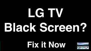 LG TV Black Screen with Sound  Fix it Now [upl. by Philippine]