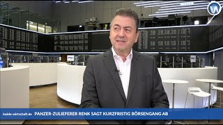 Robert Halver Baader Bank über RENK quotSo eine BörsengangAbsage kommt selten vorquot [upl. by Ricardo]