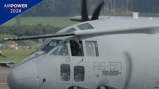 C27J Display Airpower 2024  Aeronautica Militare [upl. by Buskus948]