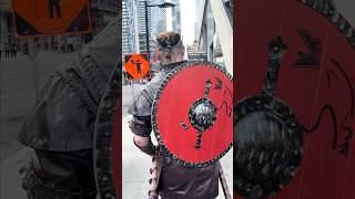 Ragnar Lothbrok Walking in Public reactionvideo costume vikings ragnarlothbrok foryou fashion [upl. by Farmer]