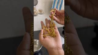 Easy way to clean gold jewellery at home minivlog shorts gold cleaningtips vlog [upl. by Sucramraj]