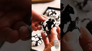 Chocolate Crinkle cookies youtubeshorts [upl. by Haughay]