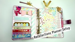 New Recollections PlannerSetup and Walk Through [upl. by Cantu]