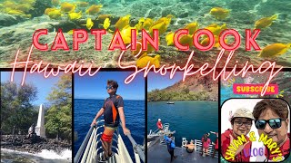 Captain Cook Snorkeling  Kealakekua Bay  Big IslandHawaii Best Snorkel Spot  Coral Reef  Kona [upl. by Bevon]