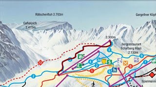 Gargellen piste 5 blue Madrisa ski video [upl. by Anavlis906]