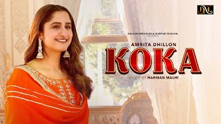 Koka  Official Video  Amrita Dhillon Preeta Dhillon Melodies  Latest Punjabi Songs 2024 [upl. by Rutter]