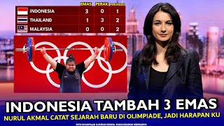 AUTO GEMPARKAN PRANCIS Total 3 Medali Emas Olimpiade Paris 2024 dari Nurul Akmal Jadi Harapan Saya [upl. by Tteltrab]