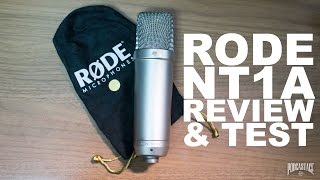 Rode NT1A Anniversary Condenser Mic Review  Test [upl. by Yvi]