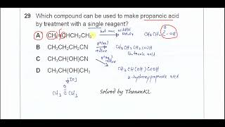 970112ON18Q29 Cambridge International AS Level Chemistry OctoberNovember 2018 Paper 12 Q29 [upl. by Eekaz]