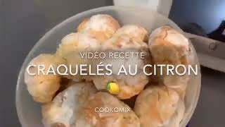 Craquelés citron au THERMOMIX [upl. by Walt742]