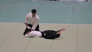 UESHIBA Mitsuteru Hombu Dojocho  61st All Japan Aikido Demonstration at the Nippon Budokan [upl. by Ylekalb]