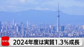 2024年度経済見通し 実質GDP成長率13％（2023年12月21日） [upl. by Moselle440]