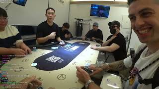 ice poseidon and sam play high stakes poker in korea travel live [upl. by Edgerton]