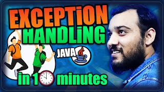 What is Exception in Java  l Exception Handling in Java with Example 🔥  Coding Wallah Sir [upl. by Airottiv]