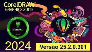 COMO BAIXAR INSTALAR E ATIVAR O CORELDRAW 2024  v252 SETEMBRO DE 2024  PERMANENTE COM SERIAL [upl. by Aliakam884]