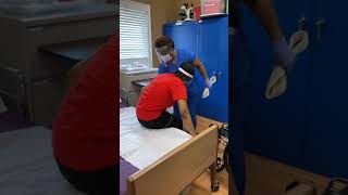 Credentia CNA Skill 22 Transfers From Bed to Wheelchair Using Transfer Belt [upl. by Akins968]