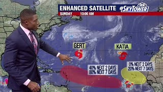 Two tropical waves form off Africa’s coast [upl. by Onitnatsnoc]