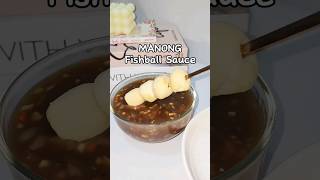 Manong Fishball Sauce Recipe homemade fishballsauce snacktime fyp foryou food foodie [upl. by Dasha227]