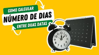 Como Contar Dias no Excel  Calcular a Quantidade de Dias Entre Duas Datas  Funções Data [upl. by Margarette]