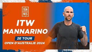 🎙 Adrian Mannarino au 3e tour après sa victoire face à Munar  FFT [upl. by Cynthy]