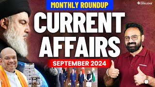 September 2024 Current Affairs for CLAT  Monthly Current Affairs Round Up for CLAT 2025 Exam [upl. by Gnay661]