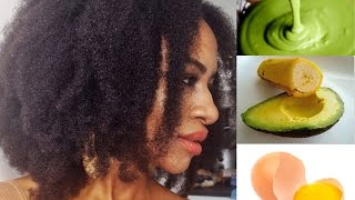 INTENSE Homemade Conditioner for 4c Natural Hair  DIY [upl. by Sedecram]