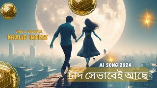 চাঁদ সেভাবেই আছে  Khalid Imtiaz ft AI I Original Bangla Song 2024 [upl. by Zosima]