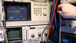 Oscilloscope rise time measurement [upl. by Karas]