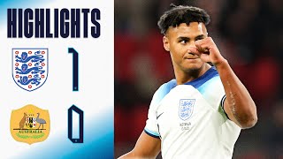 England 10 Australia  Watkins Second Half Goal Seals Win Over Socceroos  Highlights [upl. by Gorlicki637]