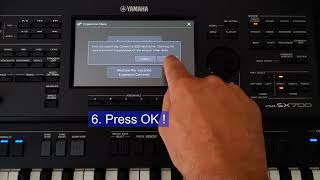 How to get the instrumentinfon27 file on Yamaha PSR SX700 and PSR SX900 instruments [upl. by Rubin]