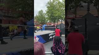 Wrestling at Bexleyheath town centre [upl. by Agnimod]