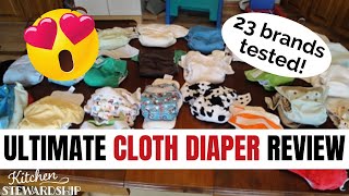 23 Brands Tested The Ultimate Cloth Diaper Review  What is the Best Cloth Diaper [upl. by Lambard518]