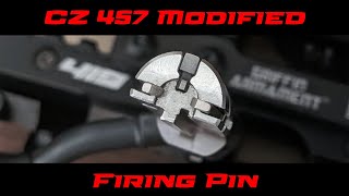 CZ 457 Bolt Upgrades and Modified Firing Pin [upl. by Aratehs]