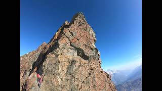 Half Traverse of the Breithorn  crux section [upl. by Annetta]