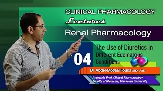 Renal Pharmacology Ar  04  The use of diuretics in different edematous conditions [upl. by Olivie758]