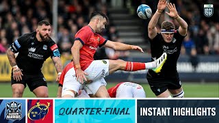 Glasgow Warriors v Munster  Instant Highlights  QuarterFinal  URC 202223 [upl. by Edrea]