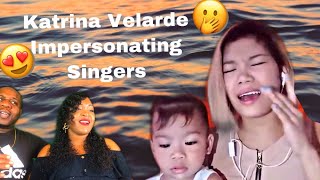 Singer and Rapper Reacts to Katrina Velarde  Impersonating Singer 3 Burn [upl. by Nivled]