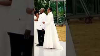 President Museveni and his spouse Janet Museveni dancing at their 50th wedding anniversary [upl. by Jael561]