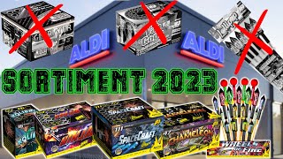 ALDI SILVESTER FEUERWERK NEUHEITEN 20232024 💥  WELCHE ARTIKEL SIND RAUSGEFLOGEN 😳 [upl. by Dede627]