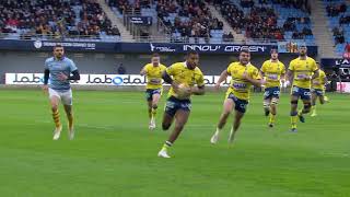 TOP 14  Essai de Cheikh TIBERGHIEN ASM  ASM Clermont  USA Perpignan  J11  Saison 20212022 [upl. by Karlow]