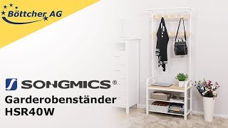 Garderobenständer Songmics HSR40W [upl. by Bega]