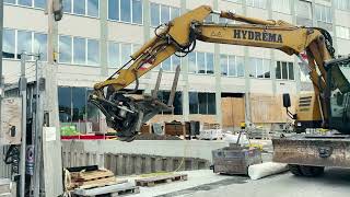 Operator Stories Michael with his Steelwrist X20 tiltrotator attached on a Hydrema MX16 excavator [upl. by Tartan]